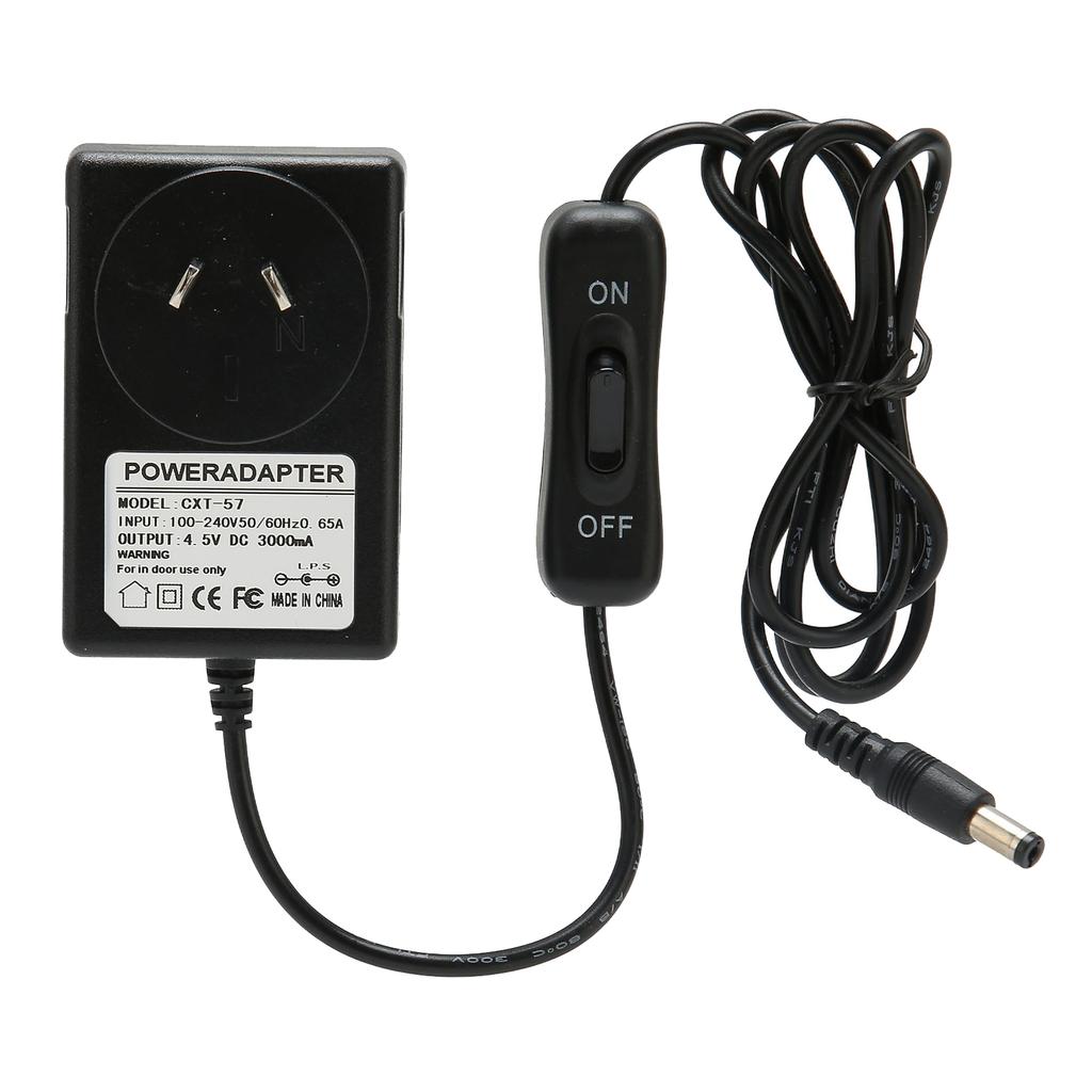 Foam Cutter Power Adapter 4.5V 3000mA 50 60Hz Input Strong Plasitc Metal Hot Wire Cutter Adaptor 100‑240V AU Plug 18W