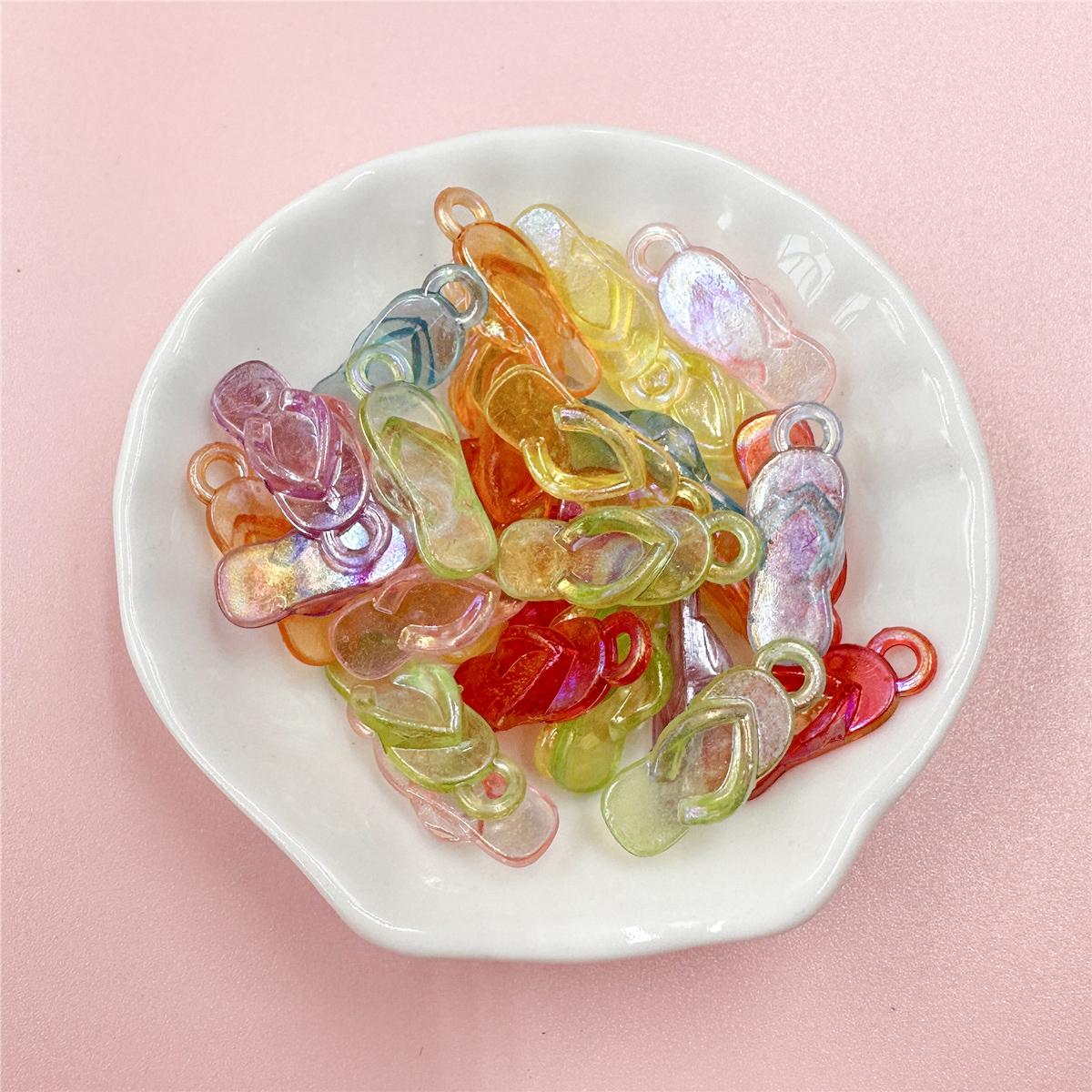 

Товары для домашней вечеринки 30 шт. 8*22 мм тапочки в форме телефонной цепочки Изготовление бисера Материал Бусины Ремесло Материал ручной работы DIY Акрил ярких цветов разноцветный