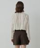 LE STUDIO Dobby Frill See-Through Blouse (Iv)