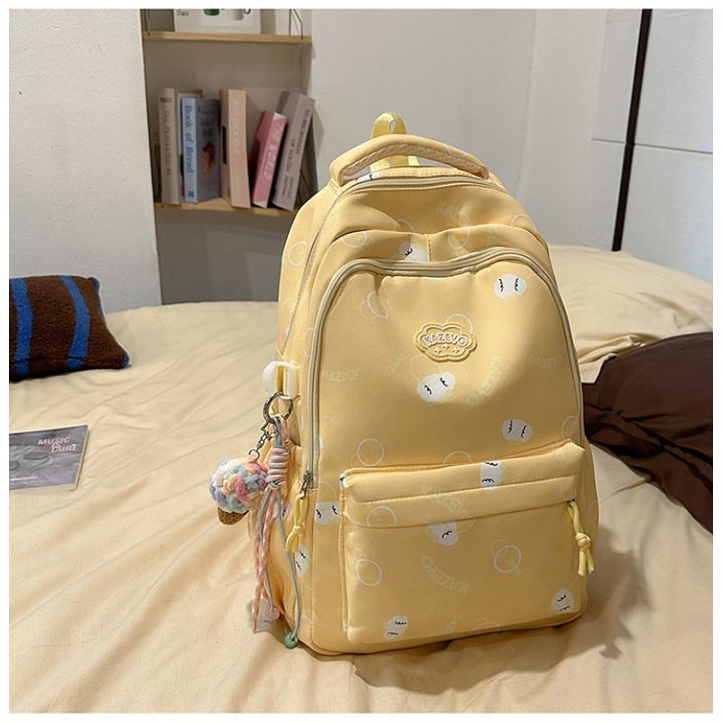 High Value, Fresh and Sweet Alphabet Backpack, Light, Simple and Large-capacity Backpack for Junior High School Students