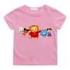 Daniel Tiger’s Neighborhood Children's T-shirts Cotton Cartoon Print Short Sleeve Funny Boys Cute Girls Tees Casual Tops Summer