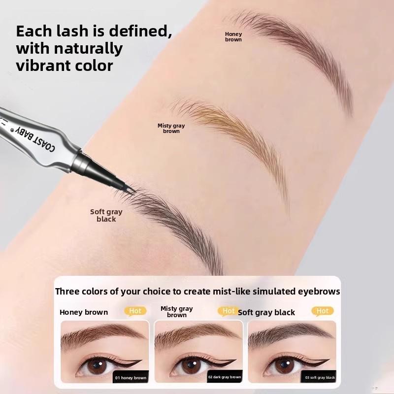 Eyebrow pencil is thick natura three-dimensional modify eyebrows water-resistant eyebrow pencil waterproof daily cosmetic fashionable makeup