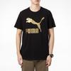 PUMA T Shirts Men's Black Crew Neck Moderate Straight Fit 532280-98