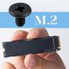 50 PCS M.2 SSD Mounting Screws Kit, PCIE Nvme M2 X 3 MM Replacement Phillips Flat Head Screw M.2 SSD Mountings Screws with Screwdriver, M2Screw for