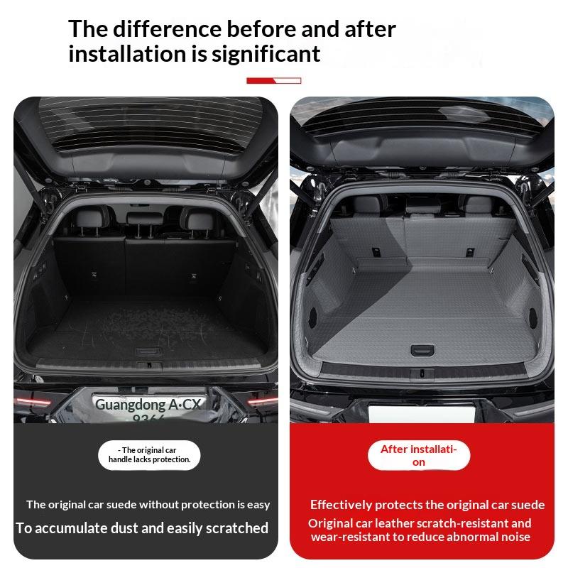 Fit For Zeekr 7X Car Full Coverage Trunk Mat Anti Dirt Pad Auto Interior Modification