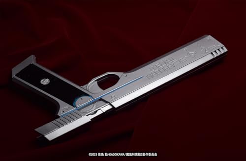 Fullcock Realfoam Water Gun, 19th Edition, from "The Irregular At Magic High School Season 3" Silver Horn, White Silver Paint, Approximately 298mm Lon