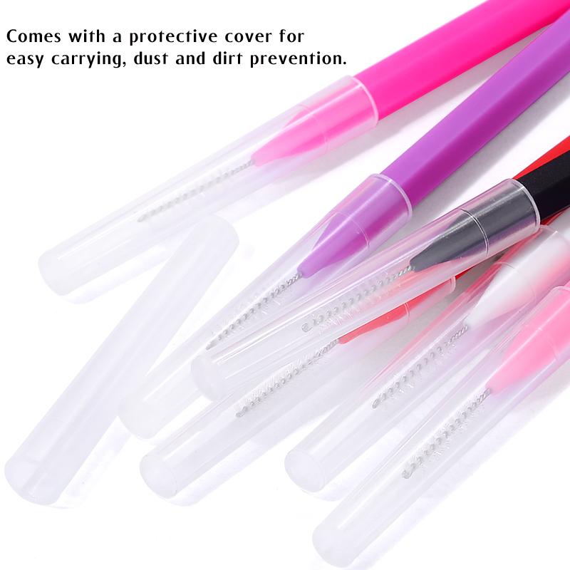 Hot 20Pcs Mini Eyebrow Brow Perm Brush Disposable Micro Brush Brow Lift Tool Eyelash Comb Lash Lifting Beauty Makeup Accessories