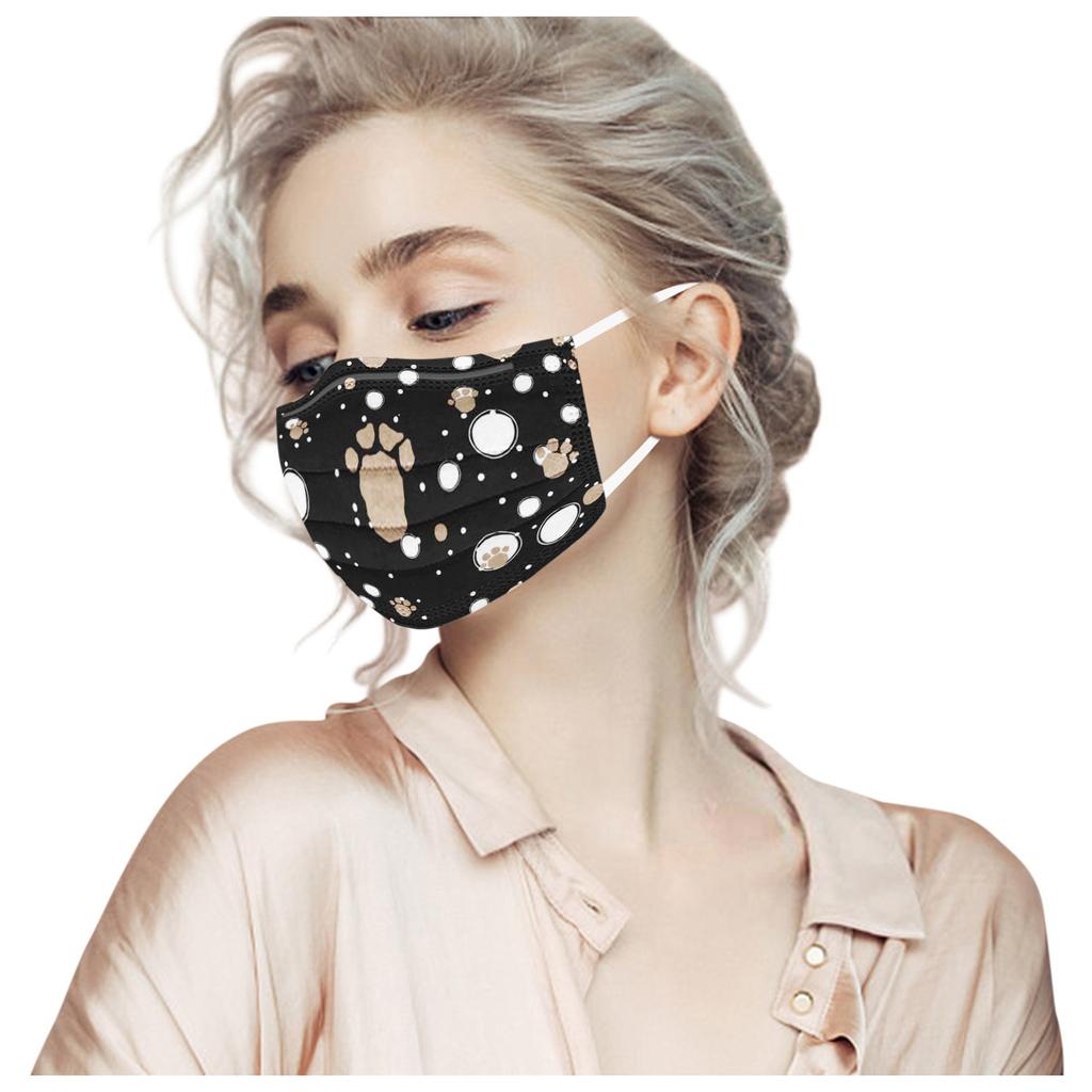 Adult  Women Man  Disposable Face Mask Industrial 3Ply Ear Loop 10PC Mask