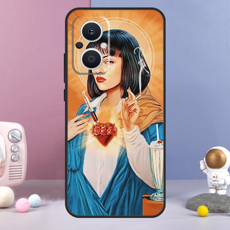 Pulp Fiction Movie Poster Funda For OPPO Reno 12 F 11F 13F 14F 10 11 13 14 Pro 7 8 Lite OPPO Find X9 X6 X5 X8 Pro Case