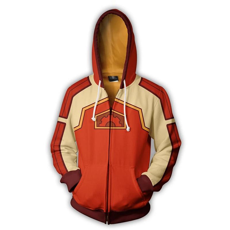 Avatar Cosplay Hoodie Costume Man Women Anime Zipper Jackets