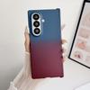Gradient Skin Feel Hinged Phone Case For Samsung Galaxy Z Fold 7 fold7 Good Touch Feel Camera protect Cover