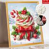 Christmas Cupcake Pearl Painting Kit Handmade DIY Home Decoration Painting