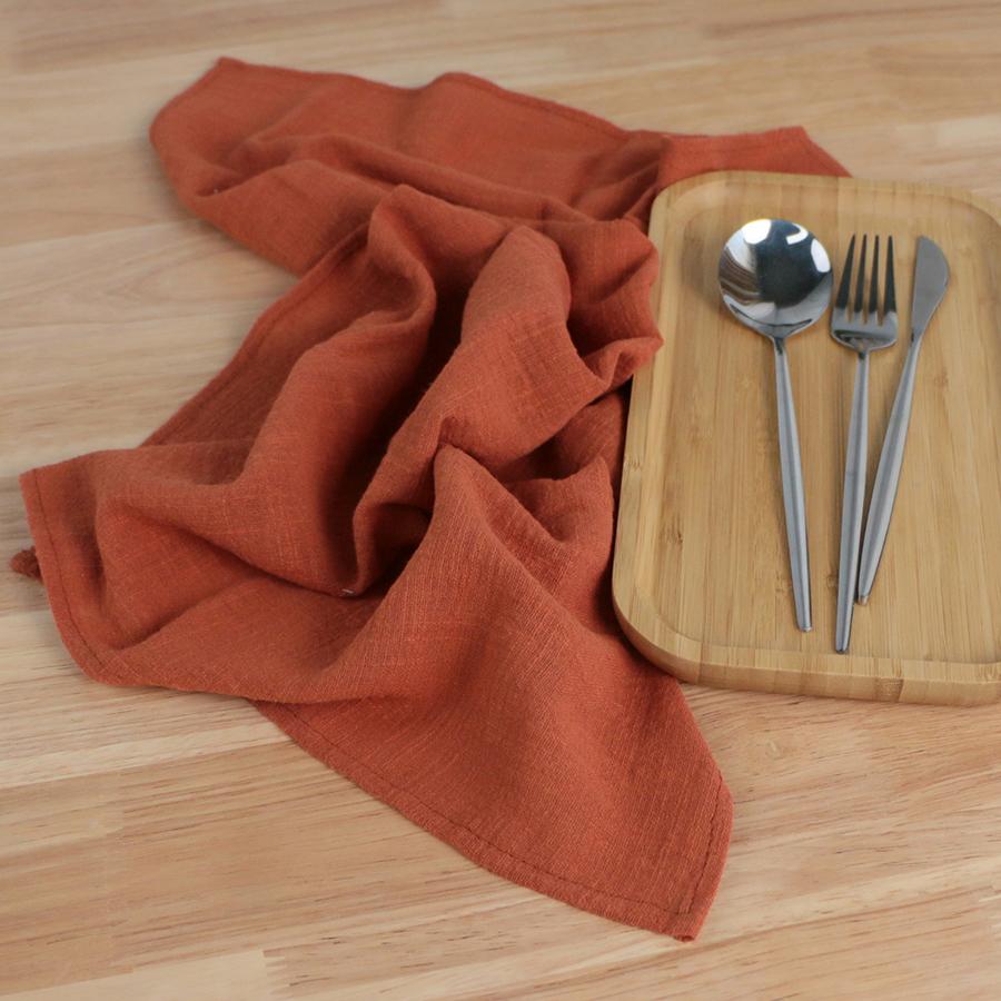 4PCS 45X60CM Large Size Gauze Cotton Napkins,Reusable Kitchen Dining Placemats,Customized Dinner Table Rustic Wedding Decor