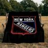 New York Crest Blanket Flannel Throw for Sofa, Indoor, Camping, Living Room, Office, Chair, And Bed Soft Birthday Gift