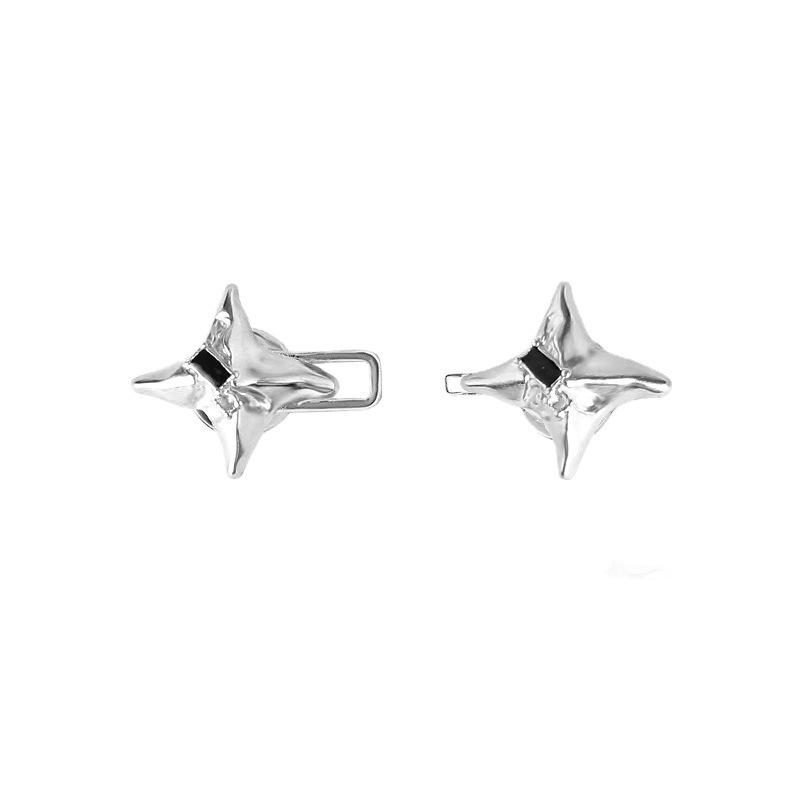 Adjustable Waist Button for Fashion Jeans - Four-Point Star Design