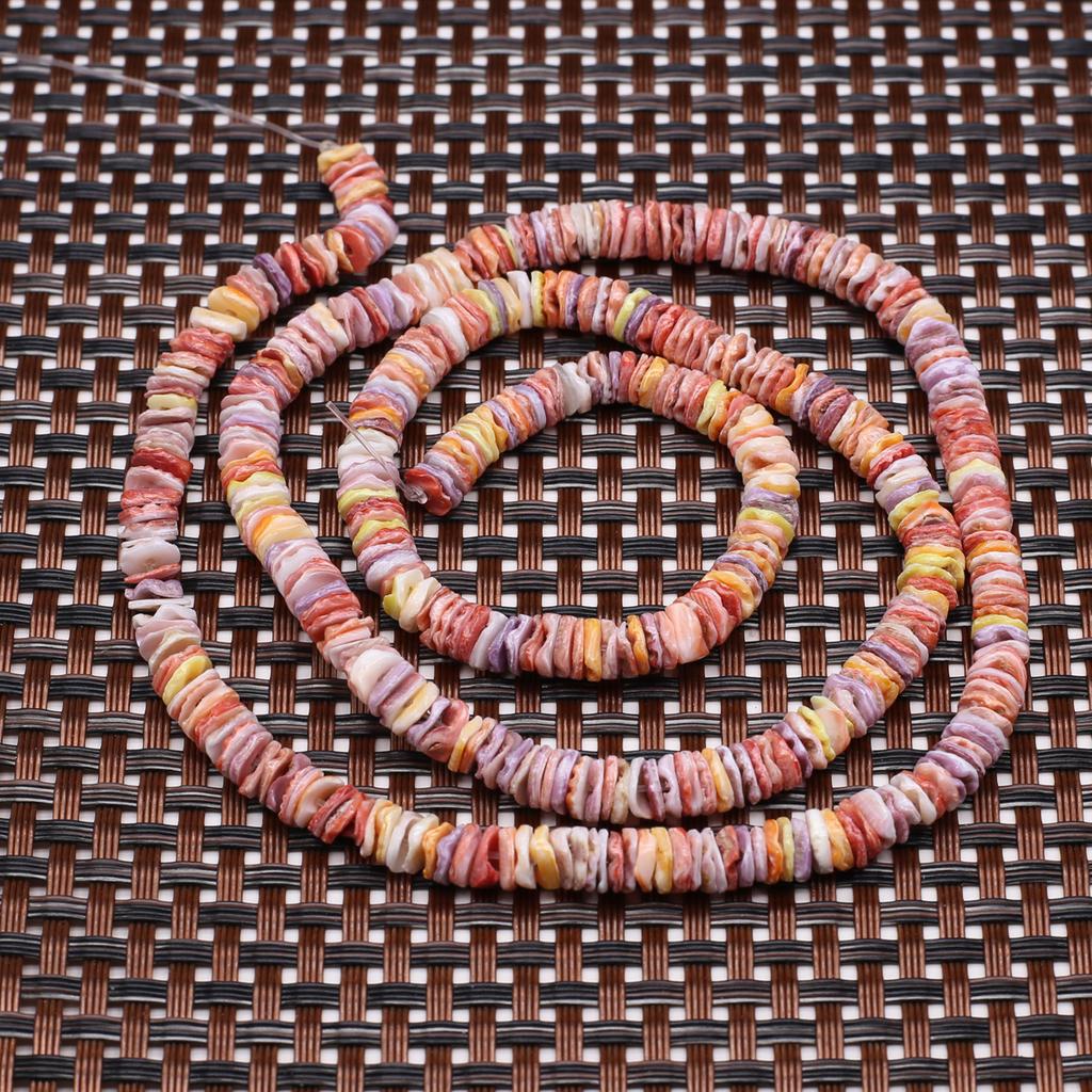 Shell Spacer Beads Natural Freshwater Shell Isolation Beads 6mm For Jewelry Making DIY Necklace Bracelet Earrings Accessory