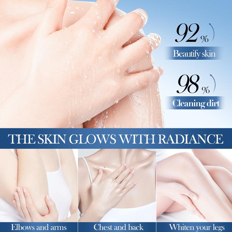 Coconut Oil Moisturizing Body Wash, Large Capacity Body Wash for Family Use.