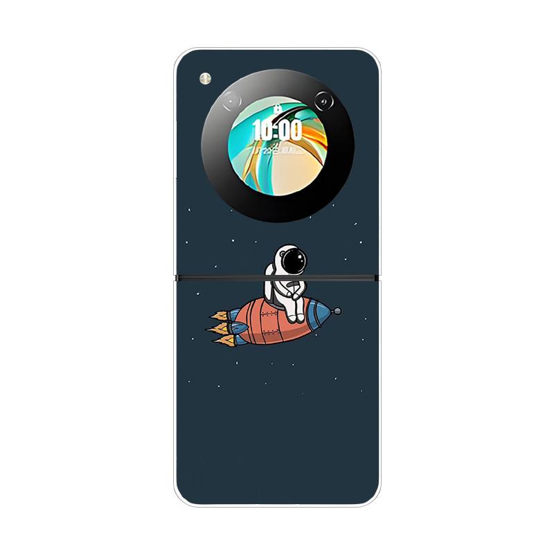For ZTE Nubia Flip Flip2 Telefoncover Beskyttende Hård PC Skal Stilfuldt Dyremønster Gennemsigtigt Cover Til ZTE Libero Flip Covers