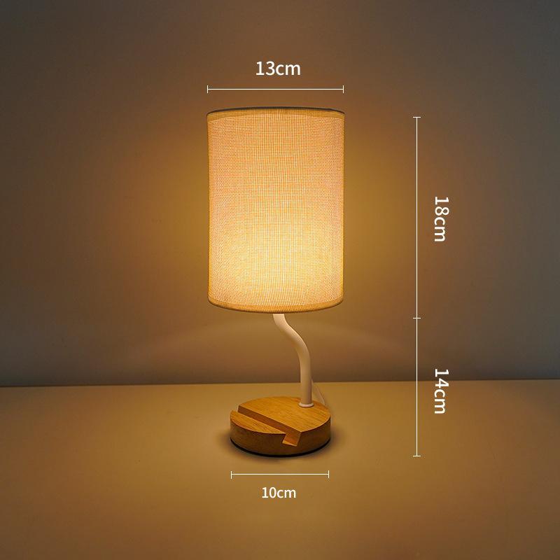 

Nordic Desk Lamp Creative Bedside Atmosphere Night Light Study Bedroom Living Room Decorative Mobile Phone Holder Table Lamps Tri color dimming