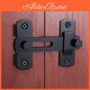 Latch Sliding For Barn Door Locking Sliding 90180 Degree Right Angle Door Lock Gate Bolt Wine Cabinet Closet Window Door Lock Plug