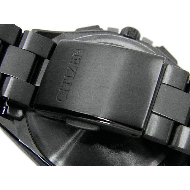 Used [Used A] Citizen Men's Watch Attesa Black Titanium Series AT8044-56E Eco-Drive Radio-Controlled Watch