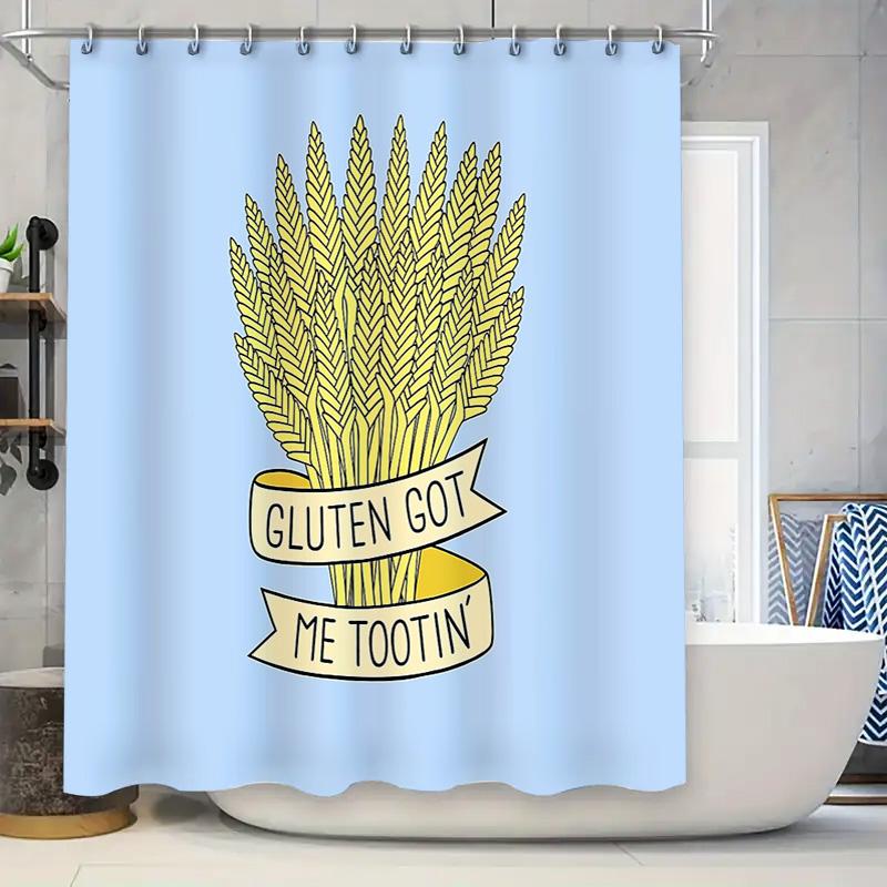 Rustic Farmhouse Shower Curtain Vintage Chicken Coop Floral Barnyard Tractor Country Kitchen Decor Bathroom Set W60H190(CM)-1 Pcs