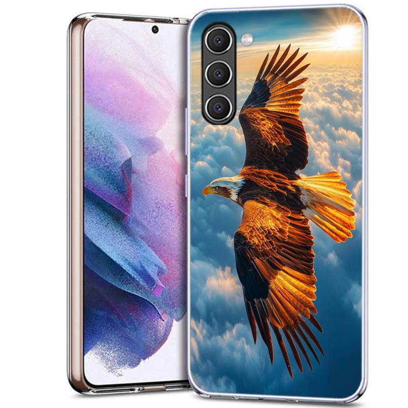 Soaring Eagle Hunting Phone Case for Samsung A54 A14 A24 A34 A17 A37 A57 A55 A35 A25 A15 A13 A23 A33 A53 A07 A05S A04S A03 A73 G