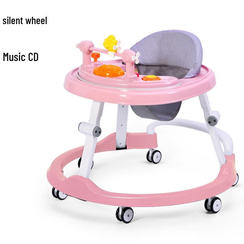 Multi-Function Baby Walker: Anti-Fall, Anti-Rollover, U-Shaped, Suitable for Boys & Girls.