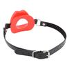 Reusable Silicone O Ring Mouth Gag, Lips Shape Open Mouth Restraint for Couples, Soft BDSM Bondage Adult Toy