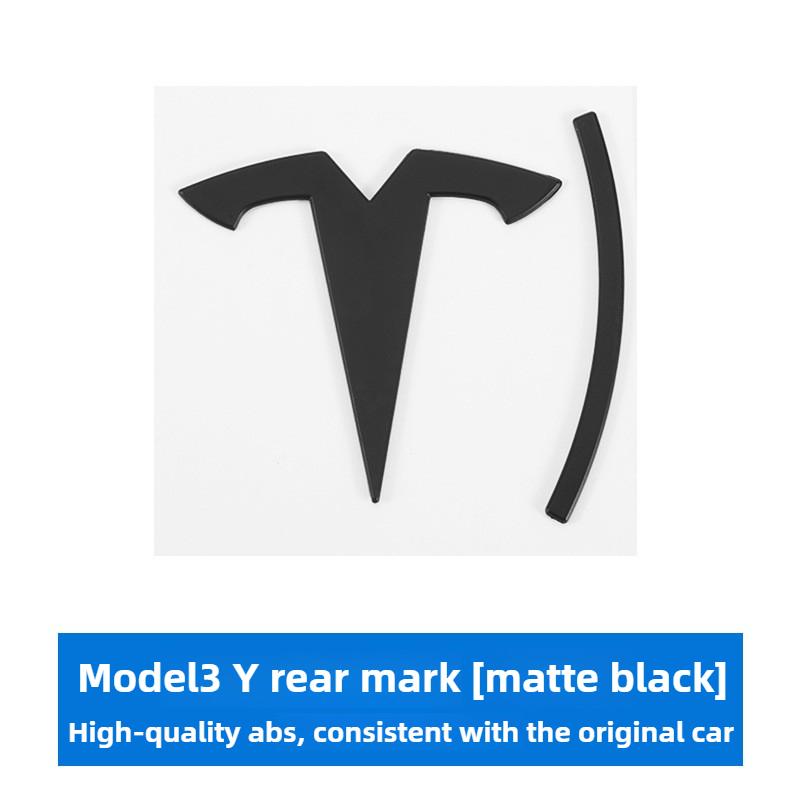 DQMN8 Tesla car emblem ABS front badge trunk emblem modification dual motor badge letters Tesla Model Y 3 X S dual motor sticker