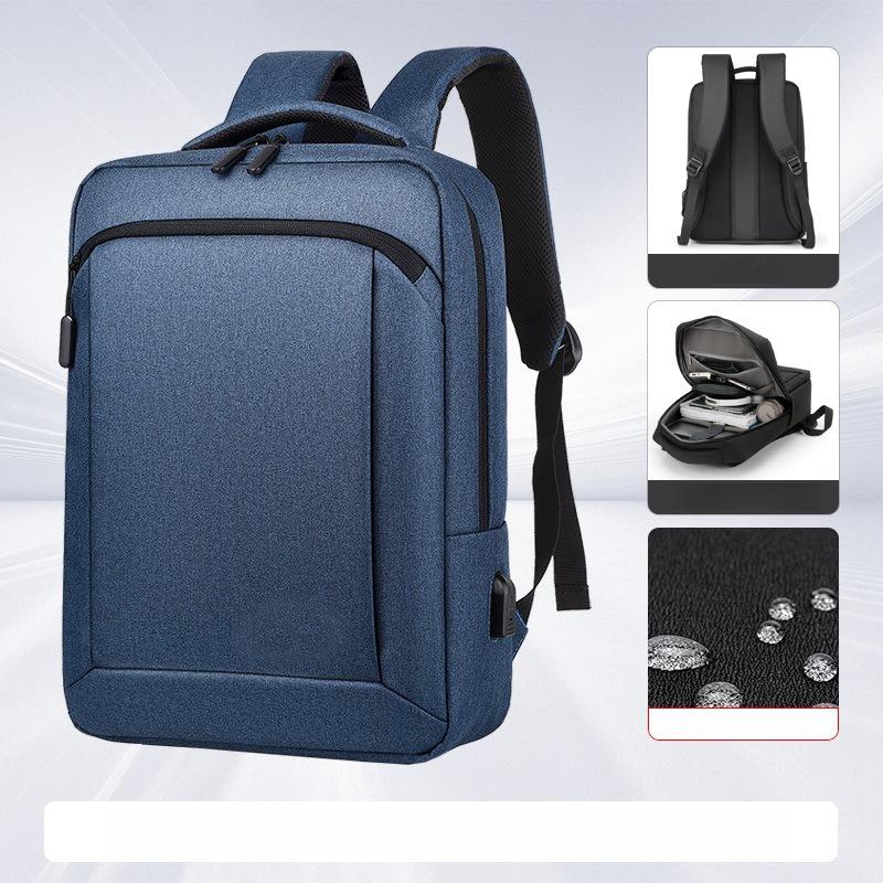Men's Business Backpack High-end Large Capacity Commuting Backpack Fashionable Travel Waterproof Laptop Backpack