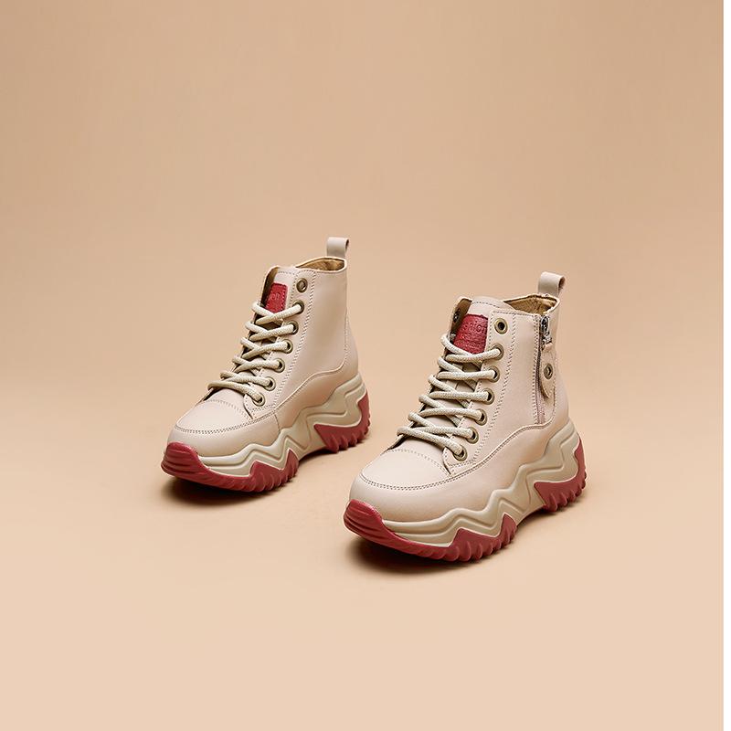 Thick-soled heightening dad shoes for women to wear outside autumn and winter new thick-soled children's casual velvet sports women's shoes