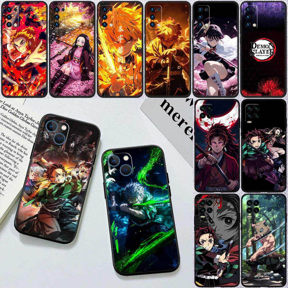 Anime Demon Slayer Case for Samsung Note 20 10 S25 Plus Ultra Lite FE A11 A26 A51 A52 A53 A56 A70 A71 A72 A73 M20 M30 M21 M31 M51