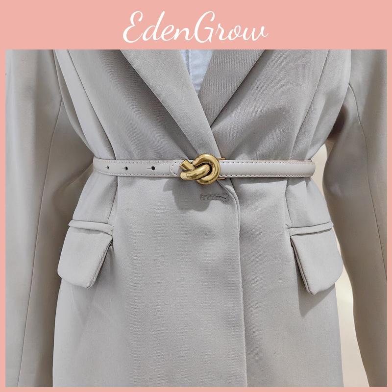 Waist Handmade Leather Belt For Women With Alloy Fastener For Trendy Wear Casual