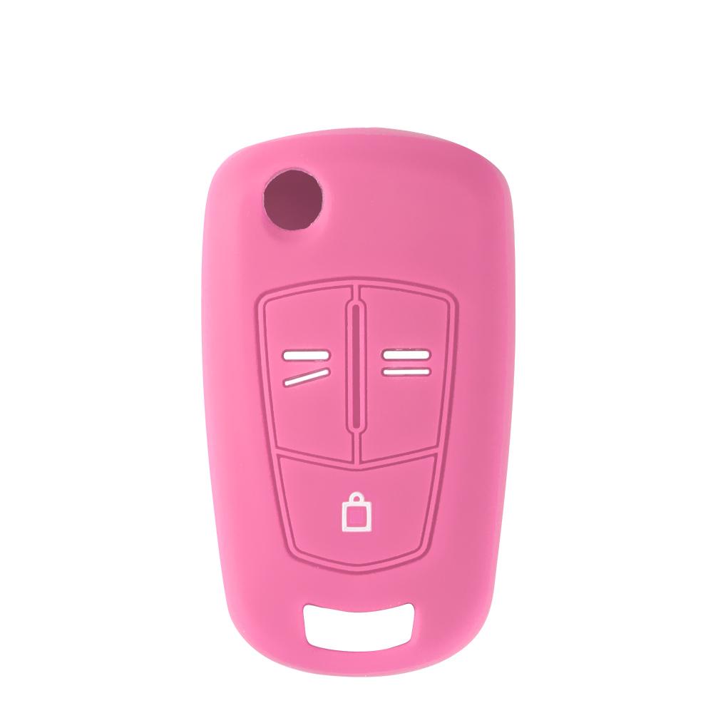 KEYYOU 3 Tlačítka Silikonový Kryt na Klíč pro OPEL Astra H Corsa D Vectra C Zafira Dálkové Skládací Autoklíče