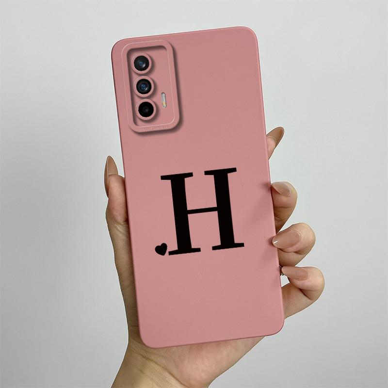 For Realme GT Neo2T Case Realme GT 5G Phone Case Realme GT Neo Flash GT Neo 2T Q3 Pro Cute Letters Square Shockproof Back Cover