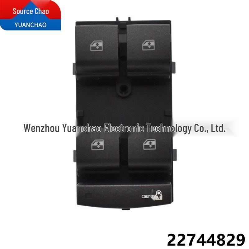 

Cadillac XTS Power Window Switch 22744829 Metallic Gray Electric