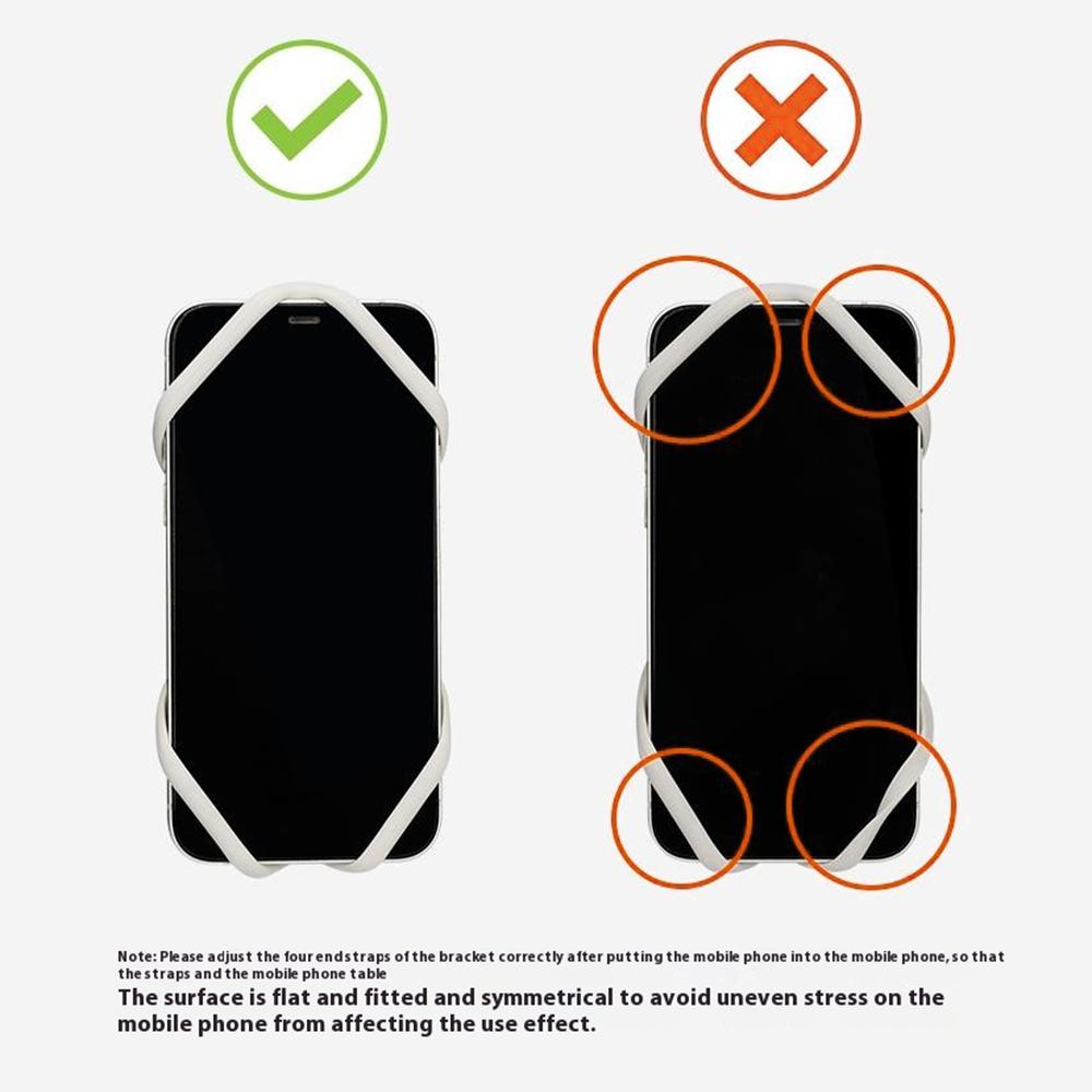 GUB P6 Silicone Phone Holder Bicycle E-Bike Scooter Folding Bike Cellphone Bracket