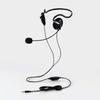 ELECOM Neckband Perfect for Online and Voice Easy To Wear Without Worrying About Your Headset, Type, Gaming, Meetings, Chat Hairstyle HS-NB03STBK