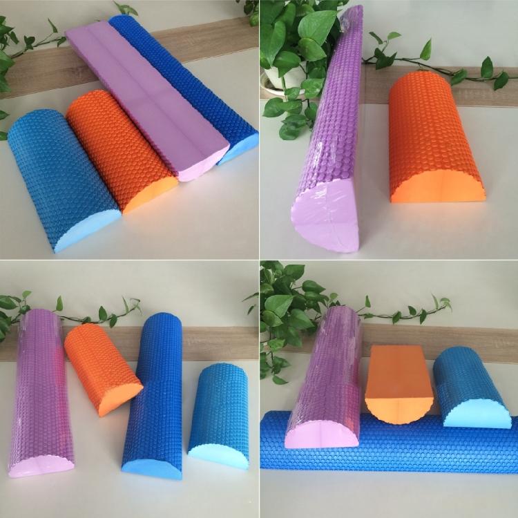 Fitness Yoga Pad Yoga Block Half Round Roller Yoga Tube Exercise Muscle Massages