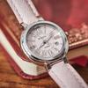 Casio CASIOSHEEN Series Simple Casual Fashion Quartz Movement Leather Strap Japanese and Korean Watch Women's Watch Pink Dial SHE-4029L-4A