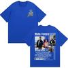 Rapper Myke Towers Music Album Cover T Shirt Men's Clothing Harajuku High Street Oversized T-shirts O-Neck Cotton T-shirt