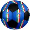 TAGLIA 5 Pallone da Calcio Italiano Colorato Per Tutte le Età Cucito a Macchina PVC Pronto per la Competizione Resistente Ad Alto Rimbalzo
