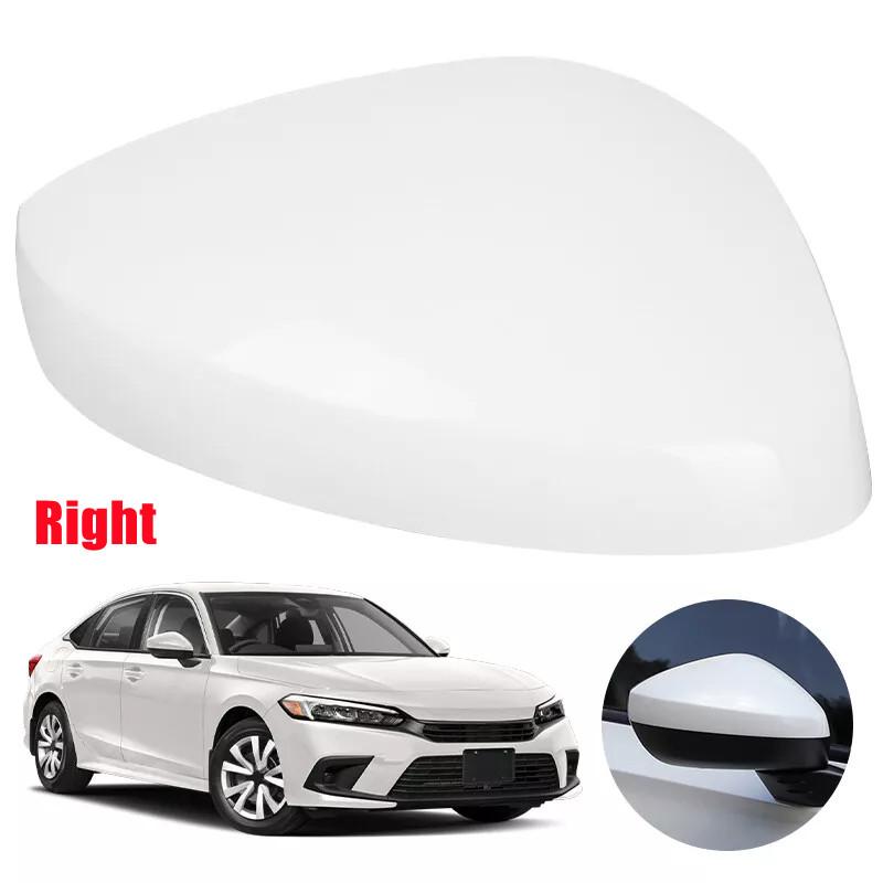 

Rearview Mirror Cap Side Mirror Cover Exterior Wing Case Trims Car Replacement Accessories For Honda Civic 2024 White Right
