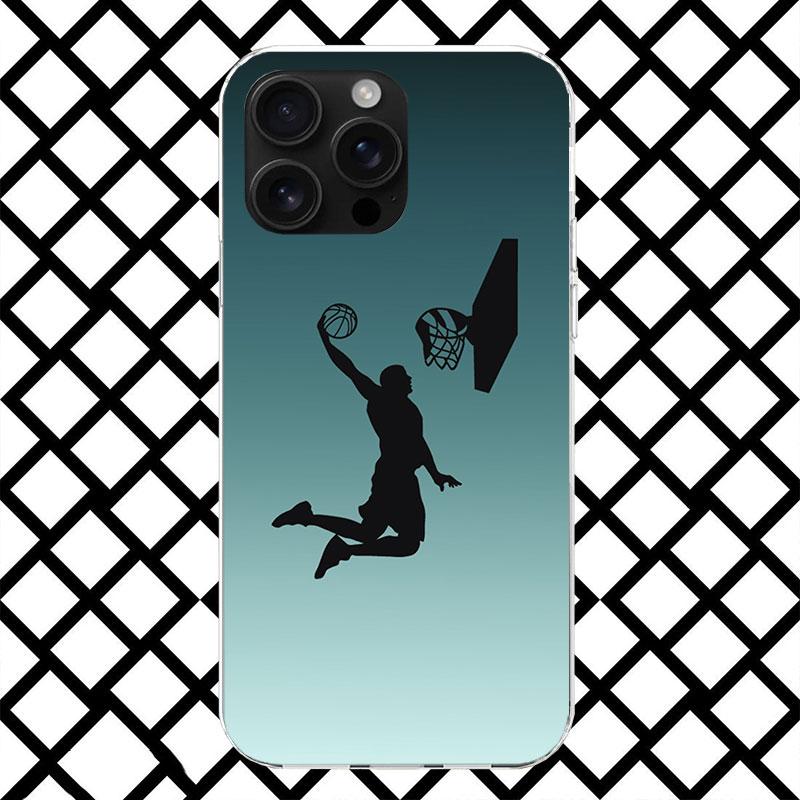 

Basketball Basket Sports Phone Case for iPhone 17 Air 16 16E 15 14 Plus 13 Mini 12 11 Pro Max 7 8 + SE 2020 Soft Cover Fundas 17 iPhone 17