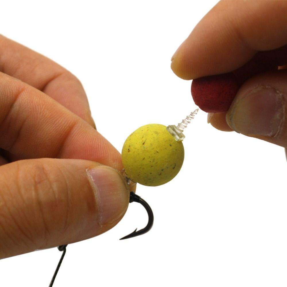10PCS/20PCS 360° D-Rig Chod Rig Swivel Hair Chod Ronnie Rig Boilies Stop Screw  Carp Fishing
