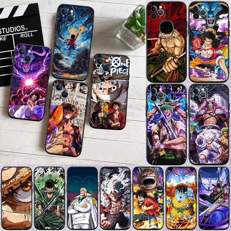 MH13 Anime One Piece Phone Shell for Samsung S20 S21 S22 S23 S24 FE Ultra Plus Lite S21S A55 A07 A17 F06 F16 M06 M16 M56 A36 A37 A57