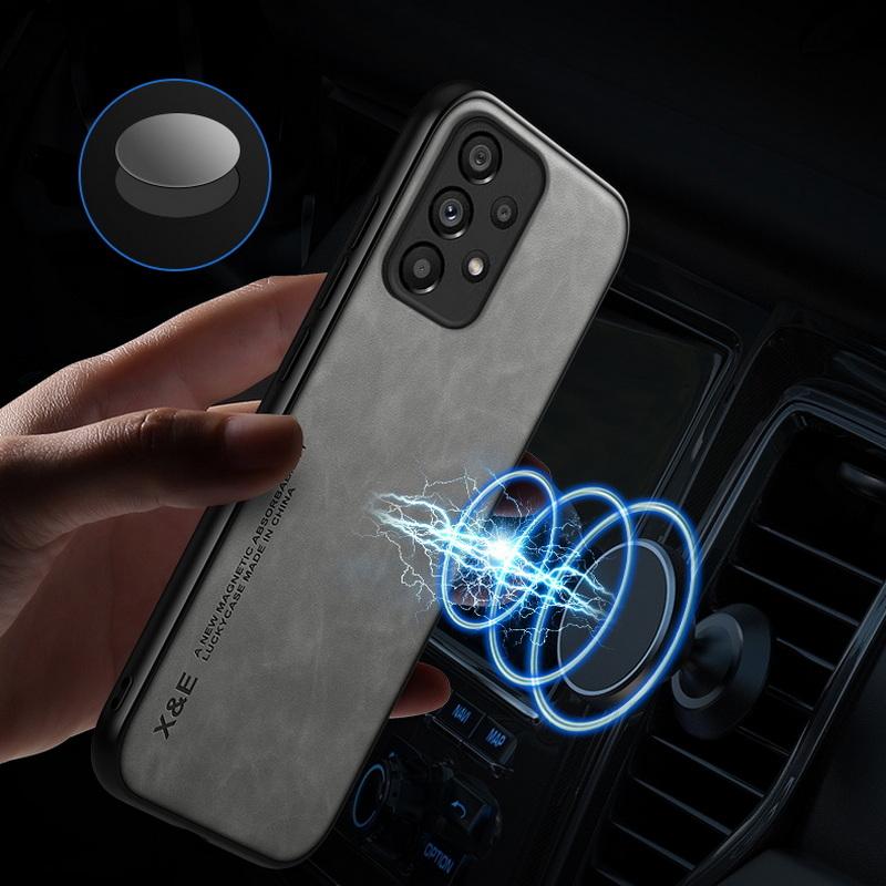 Shockproof Leather Case For Samsung Galaxy S24 S23 S22 S21 S20 Ultra Plus FE S10 S9 Note 20 Ultra Soft Bumper Phone Accessories