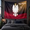 Personalized Tapestry Wall Hanging Poland Football Pattern Art Background Cloth