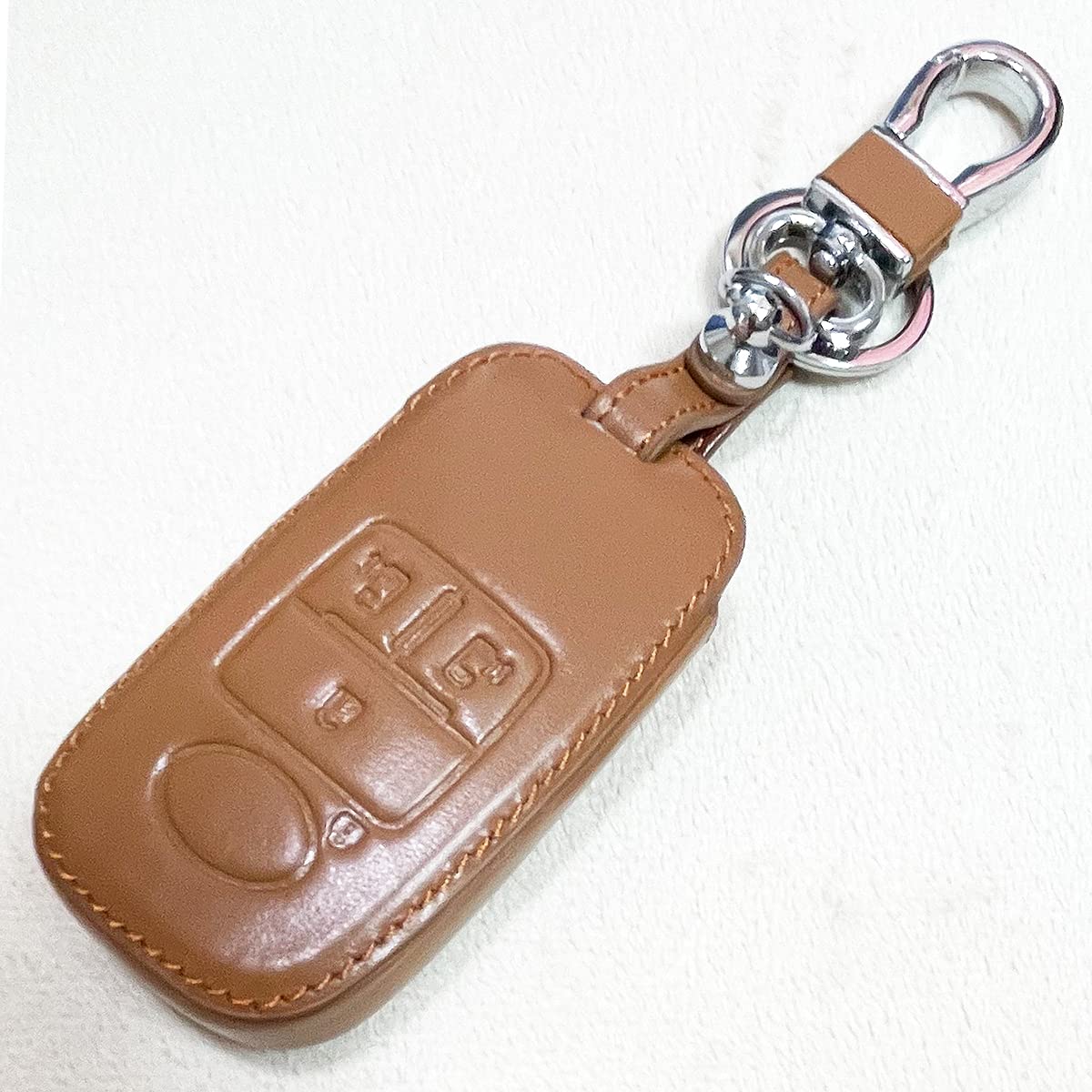 

[IKT] Кожаный чехол для смарт-ключа 4 кнопки Коричневый / 16×4.2×1.8cm коричневый
